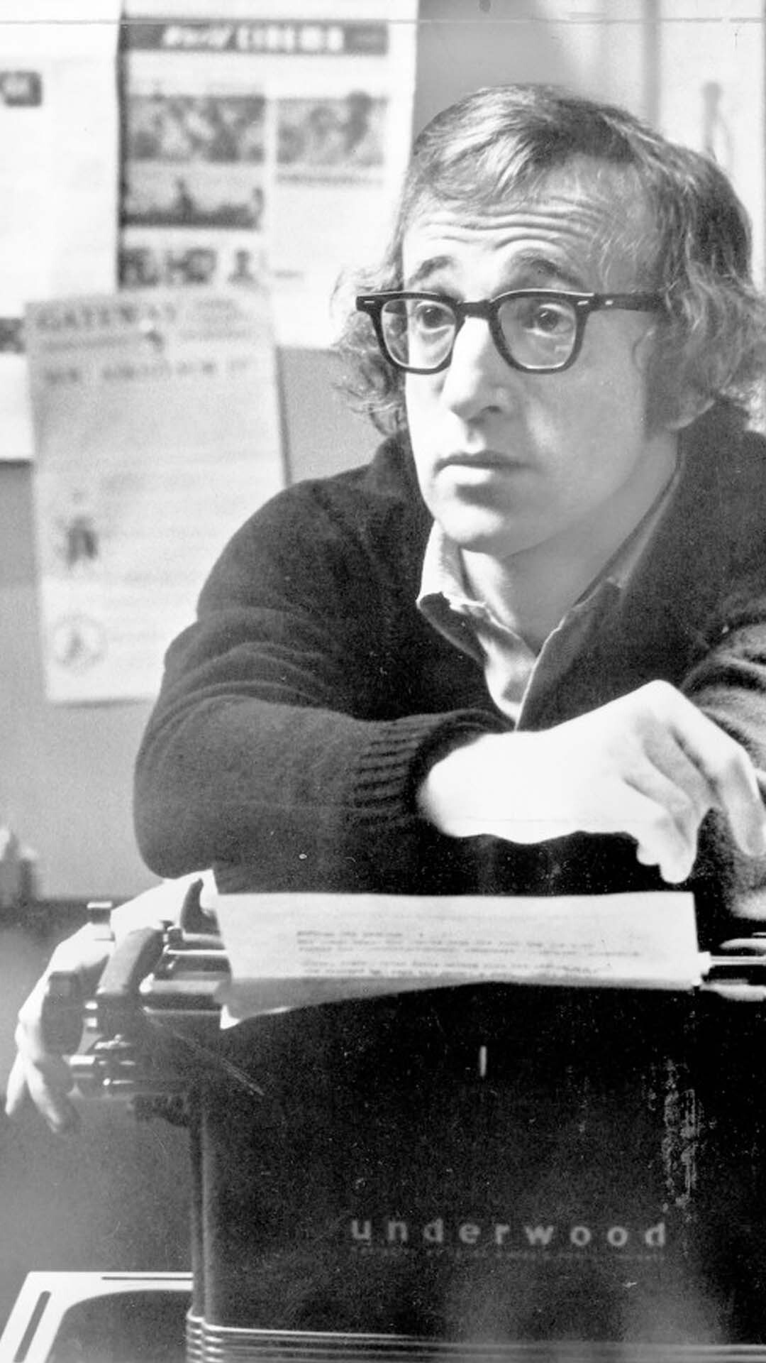 To this day, he writes his scripts on a typewriter