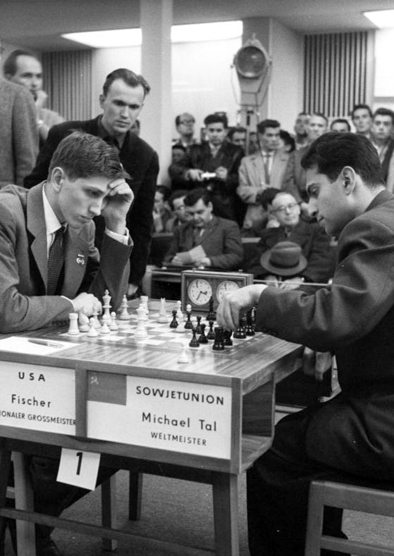Fischer, the world chess champion