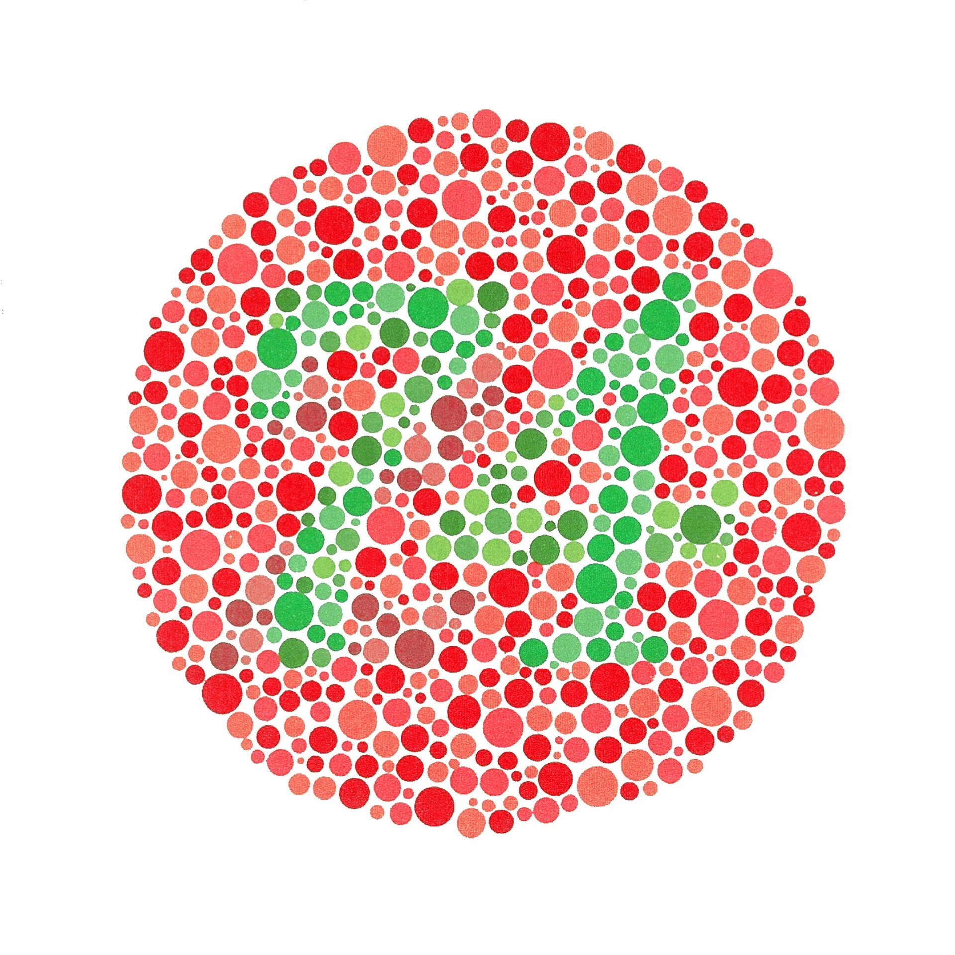 He is red-green color blind