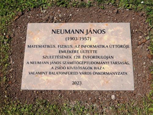 Neumann János emlékfaültetés